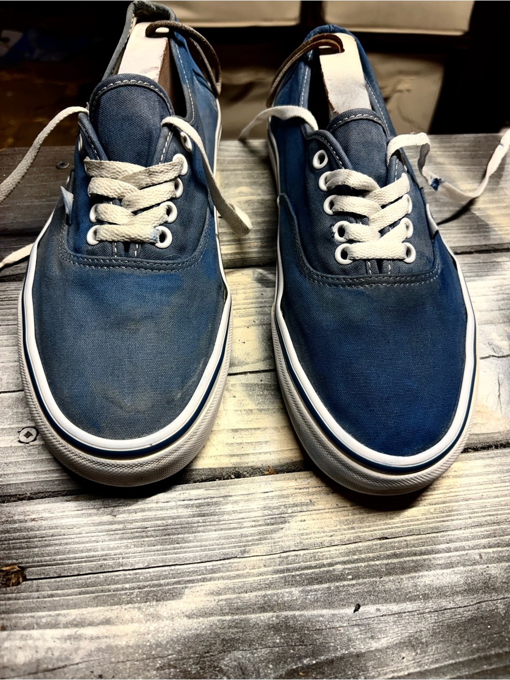 Vans navy blue canvas sneakers #skateboarding #classic size 11